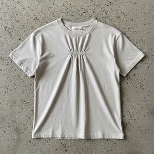 Coca-Cola Embroidered Logo T Shirt Beige Small